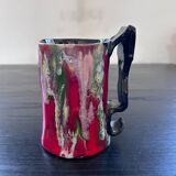 Multicolored artist mug