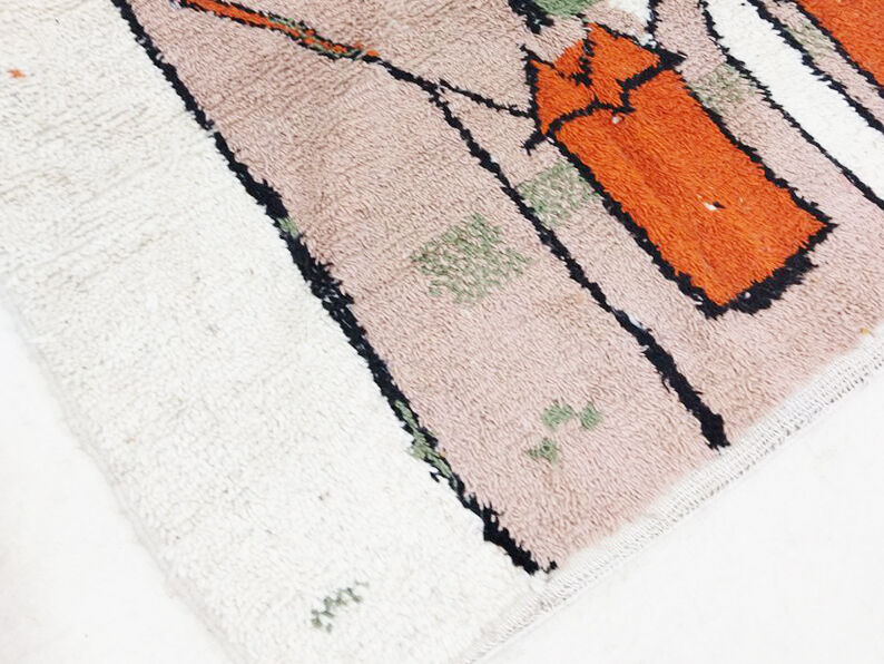 284x150cm moroccan berbere carpet