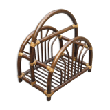 Rattan vinyl holders