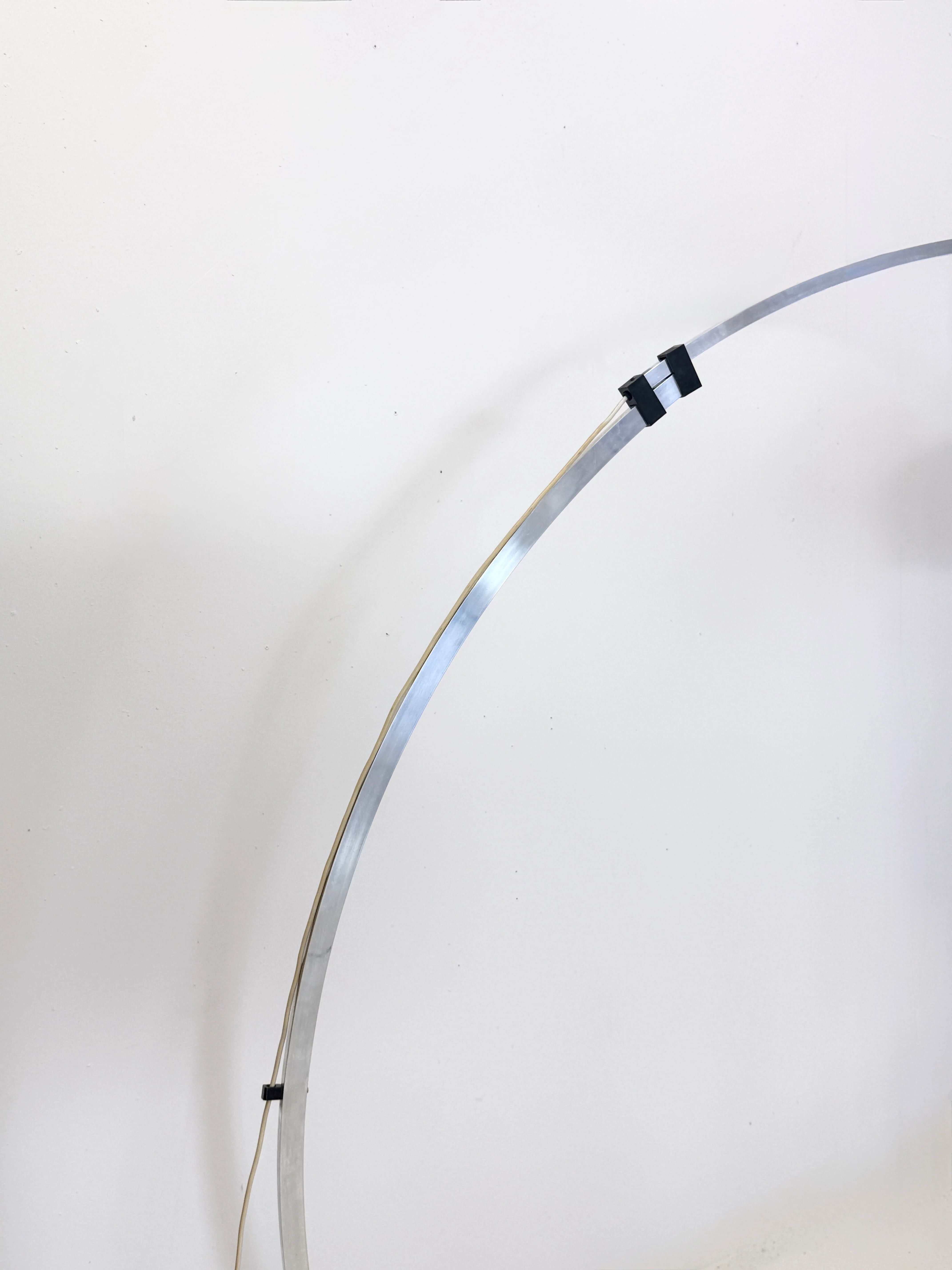 Telescopic "arc" floor lamp — Guzzini, Italy, 1970s
