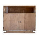 Low glass display cabinet