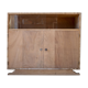 Low glass display cabinet