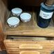 Old oak workshop furniture