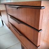 Scandinavian design teak row