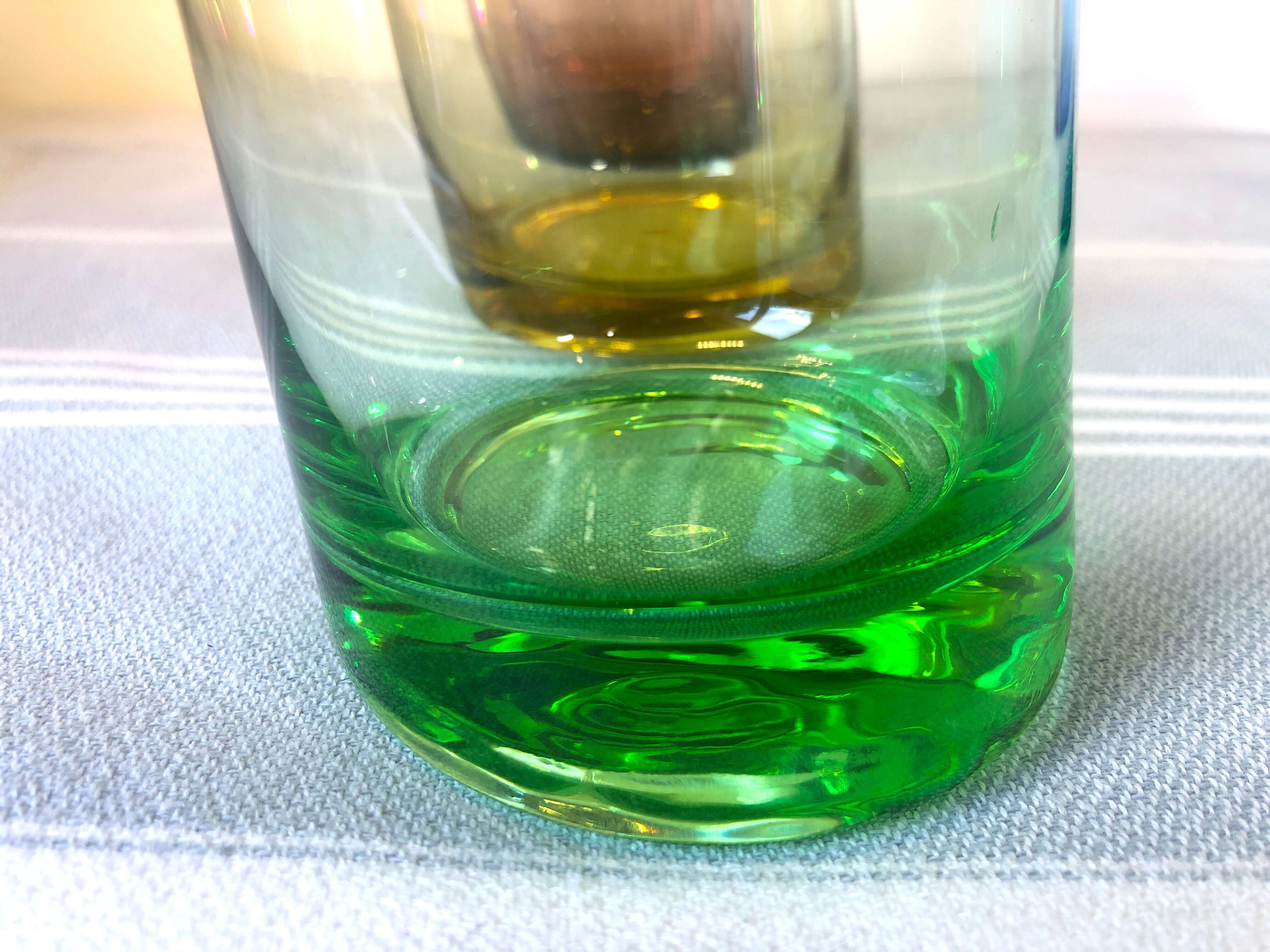 Vintage colorful design glasses year 70-80