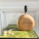 Solid wood ball lamp