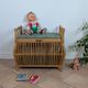 1960s rattan storage bench