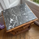 Bedside table and marble top