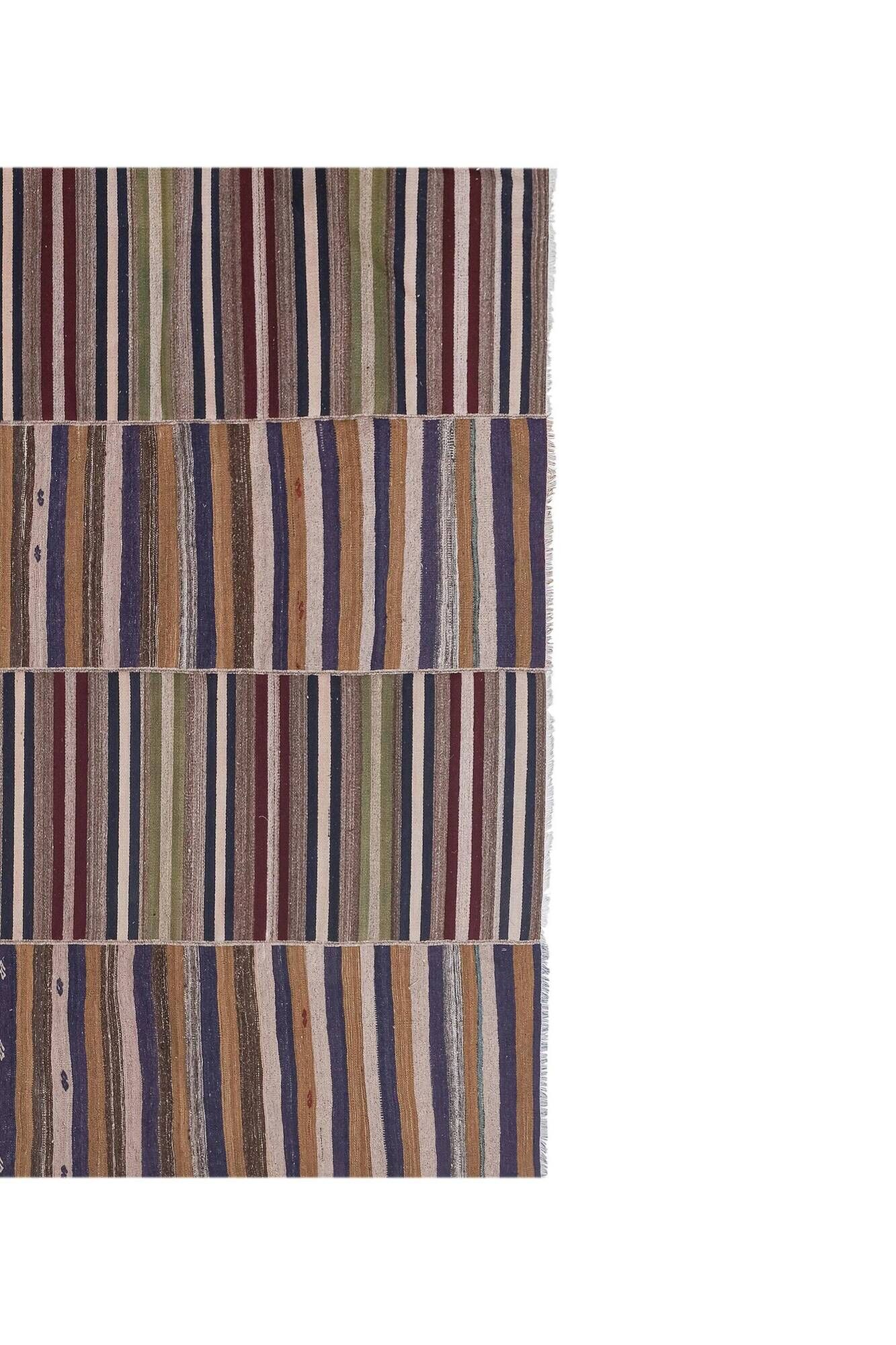 Vintage Turkish kilim handwoven 270x340 cm
