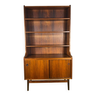 Vintage rosewood bookshelf – mid-century modern Scandinavian design