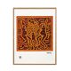 Keith Haring. Numbered colour silkscreen. 1990s.