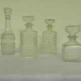 Set of 4 glass carafes