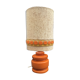 Orange ceramic lamp 1970