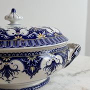 Soupière en Terre de fer - Sarreguemines - modèle Cluny