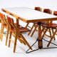 Conference table with chairs, Marc Held, 1970s