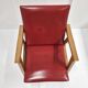 Fauteuil vintage pieds compas 1950