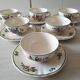 Set of 6 old Villeroy & Boch cups