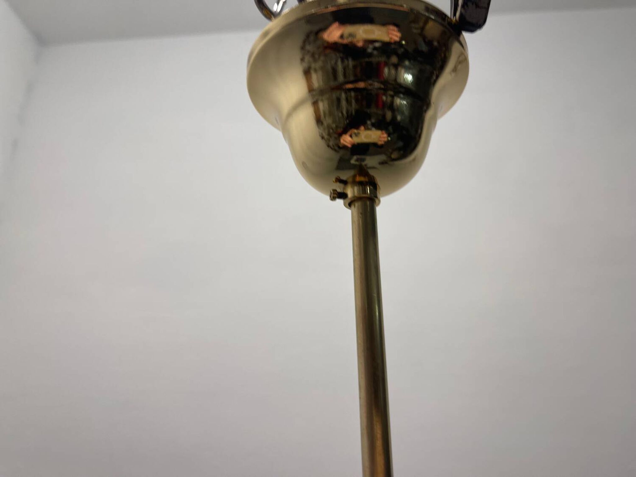 Stilnovo opaline glass light pendant 1950’s