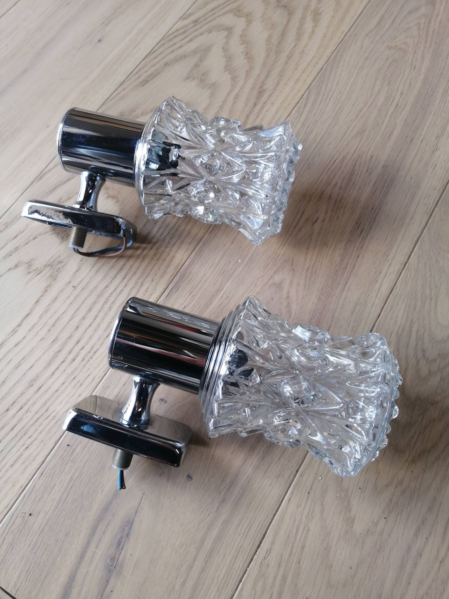 Paire d'appliques Targetti vintage Italie