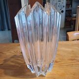 Art deco crystal vase