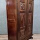 Burgundy valet cabinet from the Louis XIII period in solid oak circa 1700