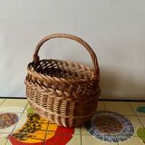 Vintage wicker basket