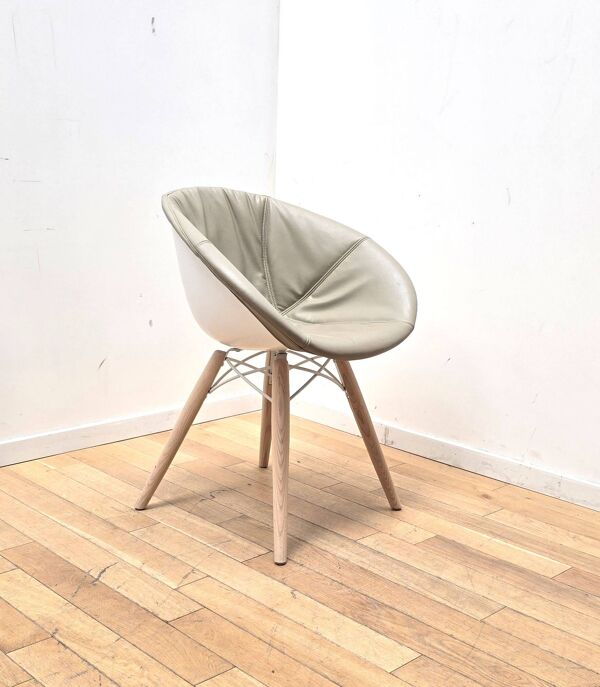 Suite de 6 fauteuils Gliss Wood 904, Pedrali