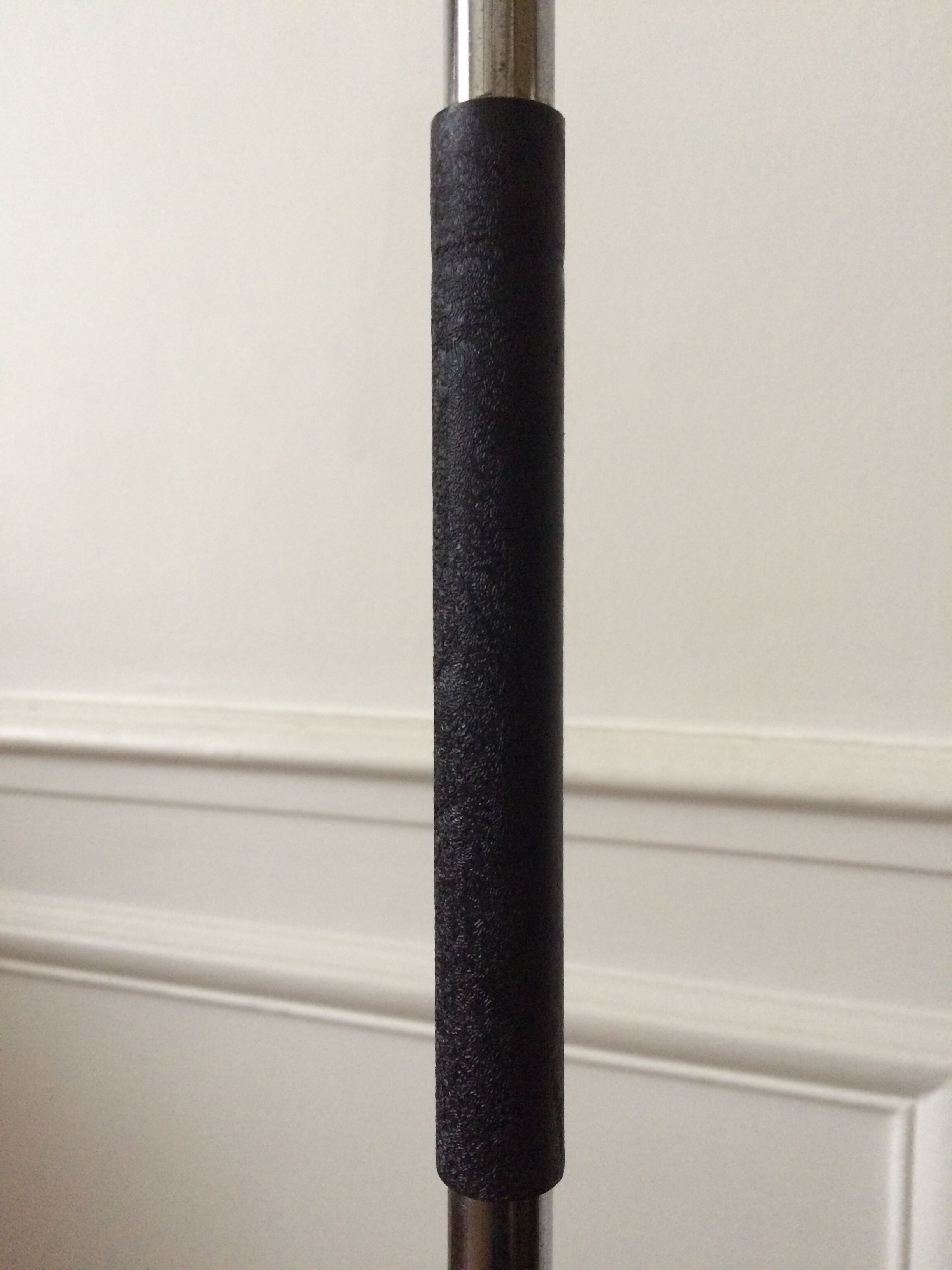 Dutch chrome and cast-iron tripod lamppost - 1960
