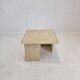 Italian Travertine Coffee Table, 1980's