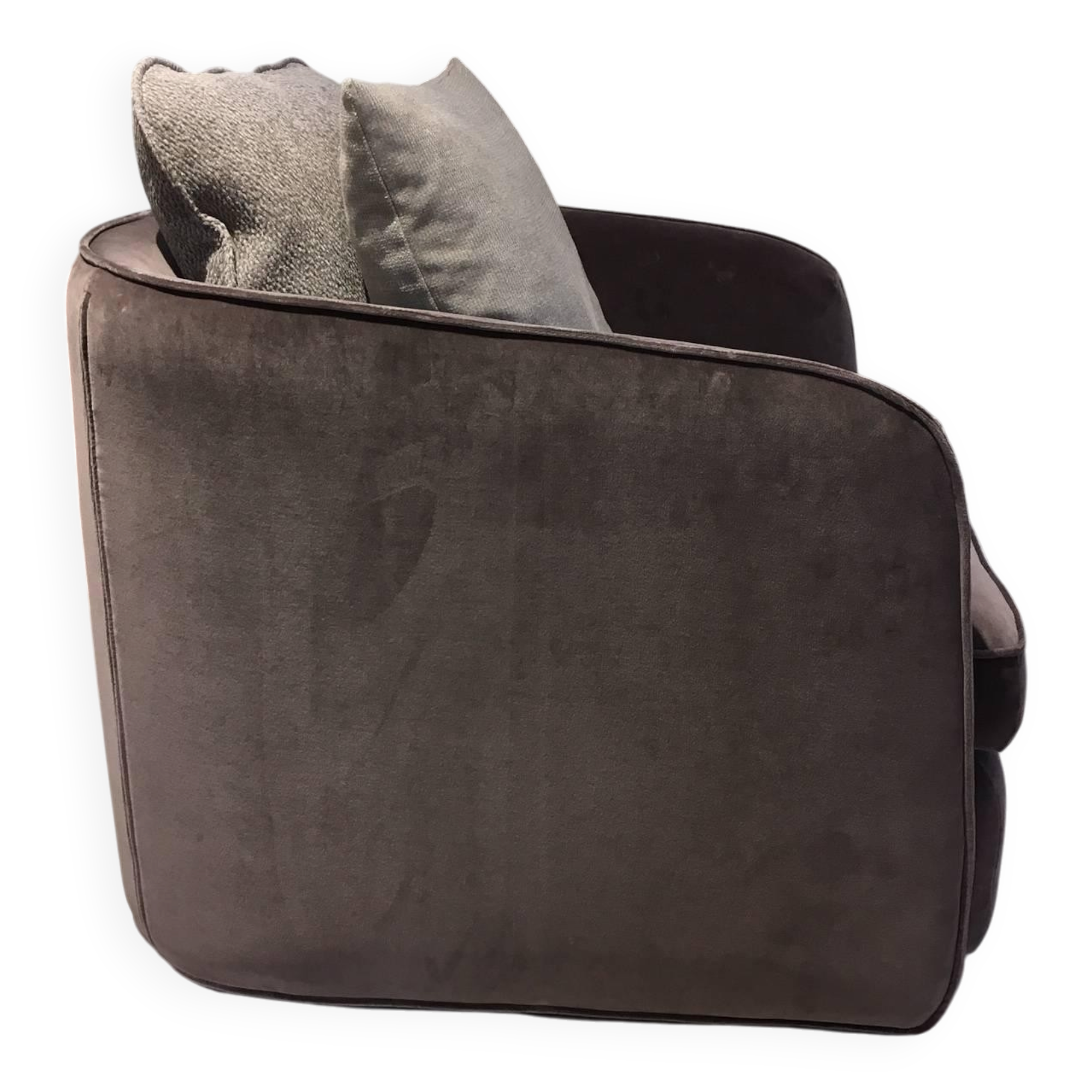 Fauteuils en velours violet par Arketipo