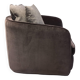 Fauteuils en velours violet par Arketipo