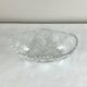 Oval glass bowl, empty pockets