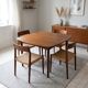 Scandinavian extendable teak table from the 1960s (butterfly extension)