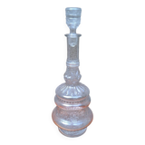 Large moulded glass carafe