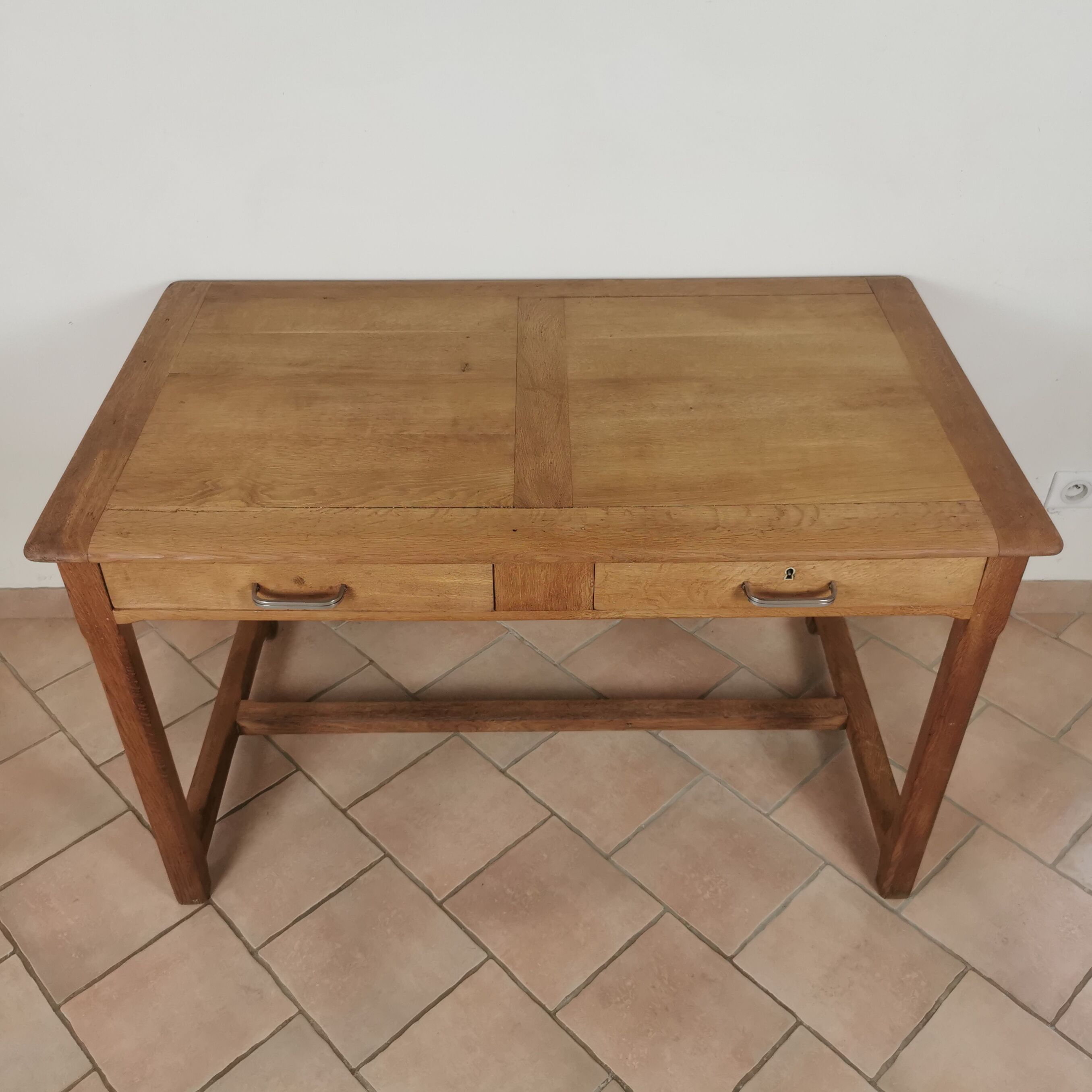 Solid oak desk