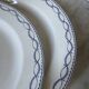 Pair of round dishes Boch La Louvière circa 1900