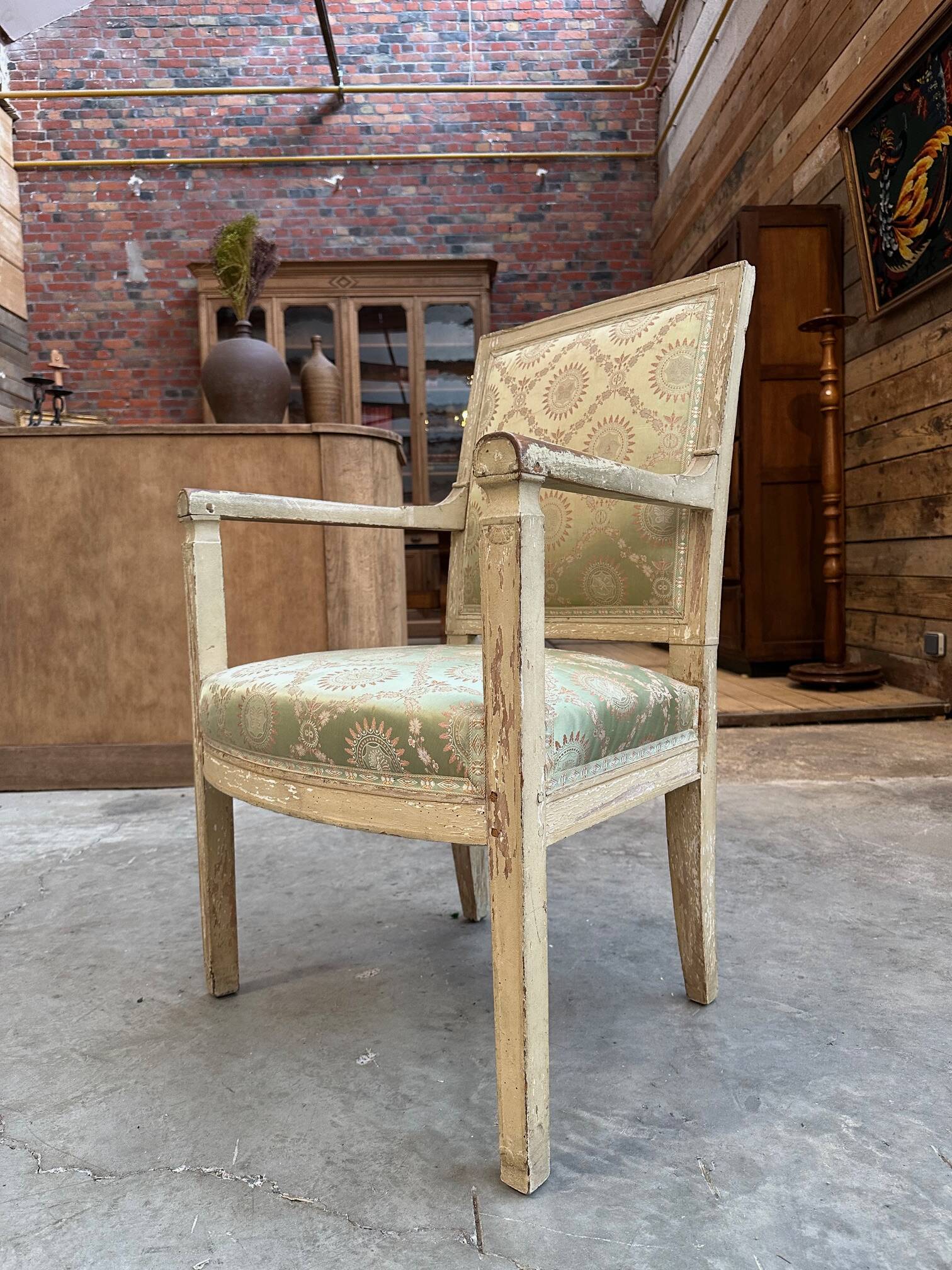 Paire de Fauteuils de Style DIRECTOIRE Début XIXème