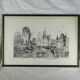 Dessin original de Nantes rue des Cordeliers et du Refuge - encre sur papier - 1987