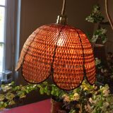 Rattan flower hanging