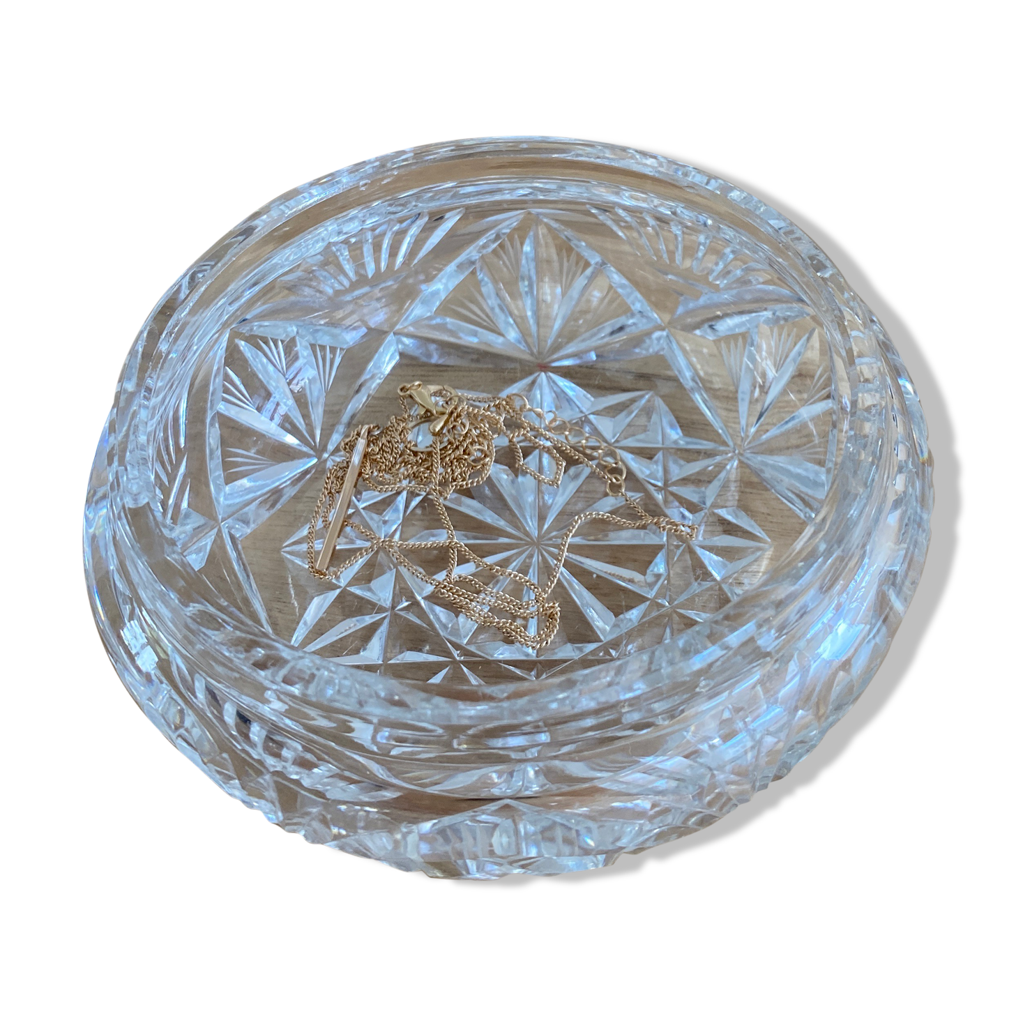 Crystal trinket bowl