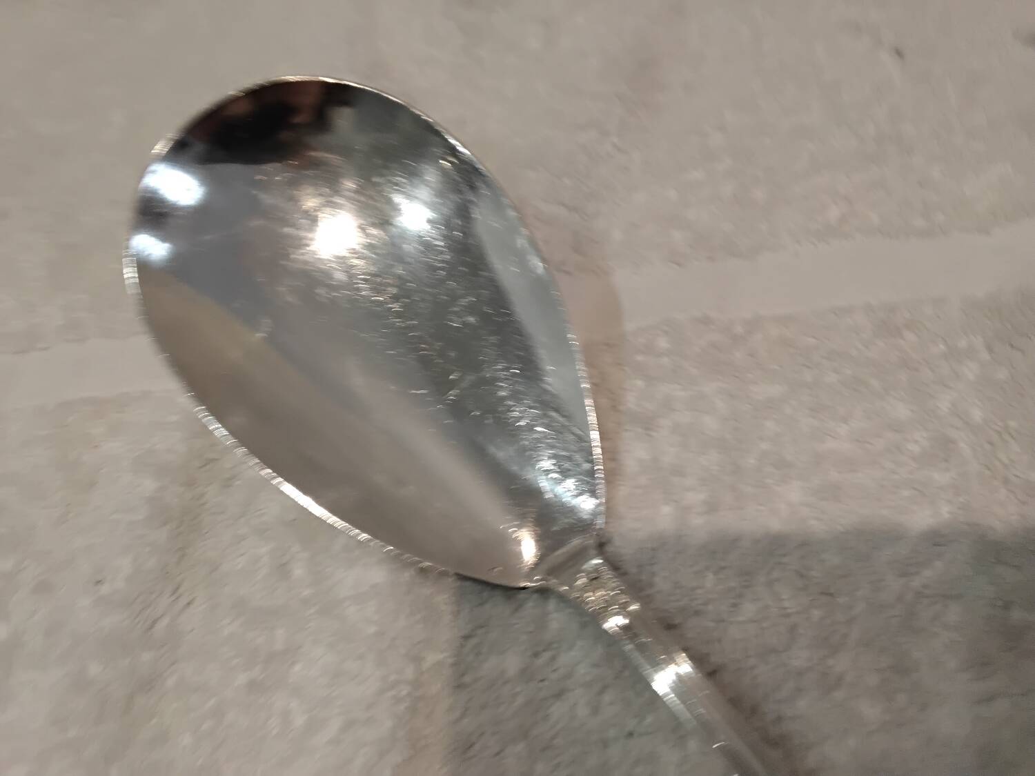 Rice serving shovel silver plated metal goldsmith cross Lorraine style LXV