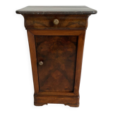 Bedside table / nightstand / column / Somno / Vintage mahogany stand