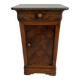 Bedside table / nightstand / column / Somno / Vintage mahogany stand