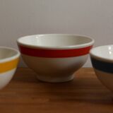 Trio of iron earth bowls