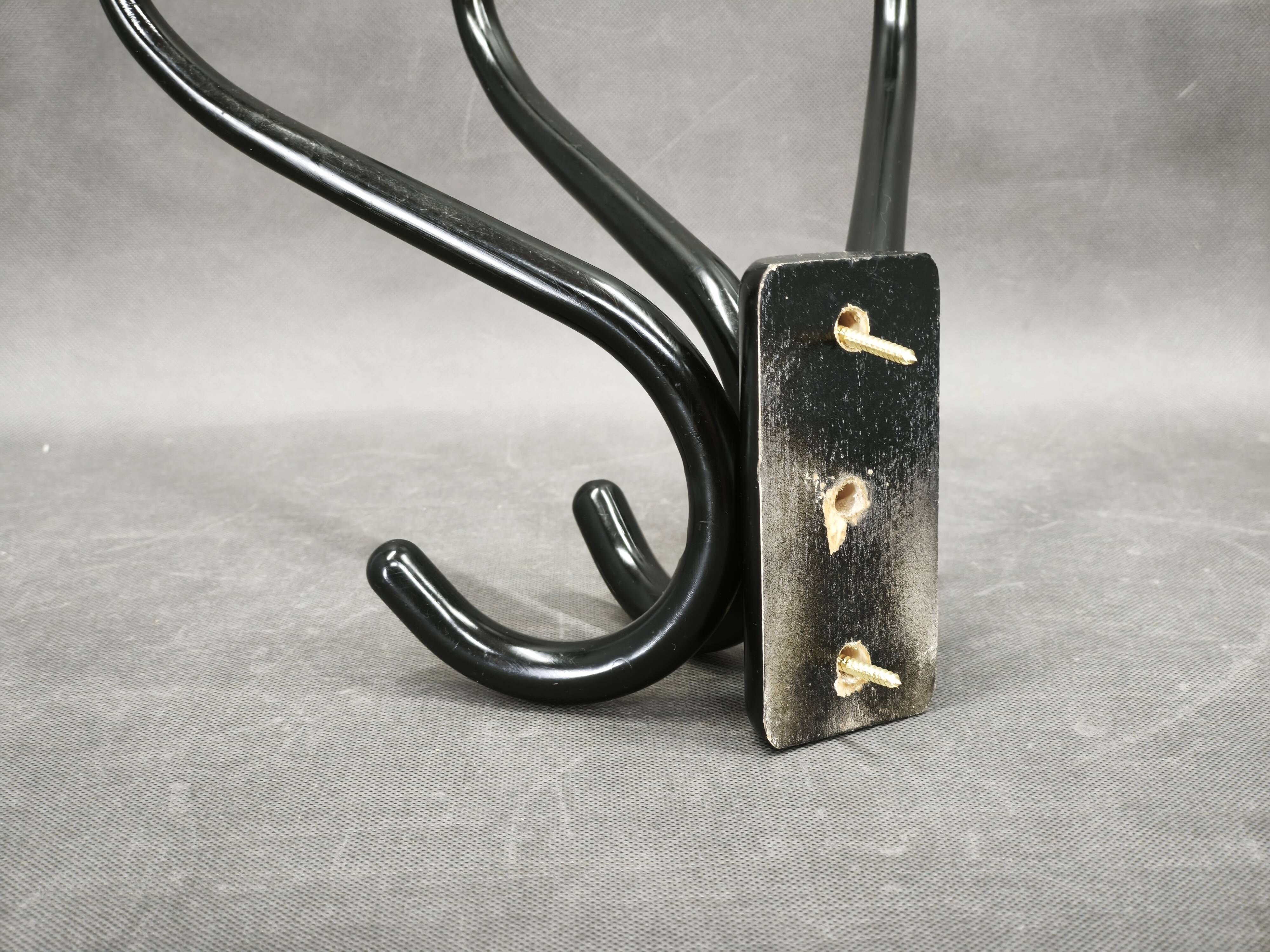 Pair of Bentwood Wall Hooks, Czechoslovakia, 1940s–1950s