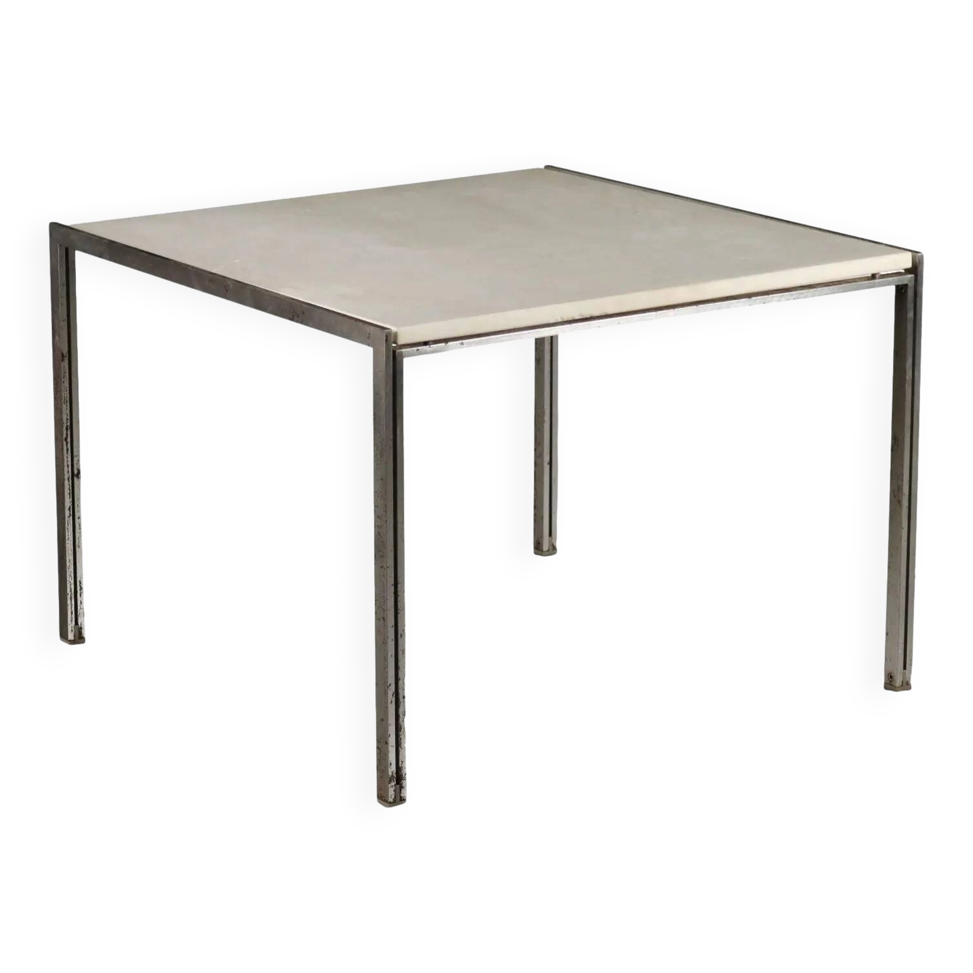 1960s vintage table by Ross Littel for ICF Steel Italy