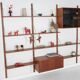 Teak modular shelving unit, Danish design, 1970s, made in Denmark