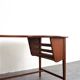 Mid-Century Kidney Shaped Danish Teak Desk, 1960s.