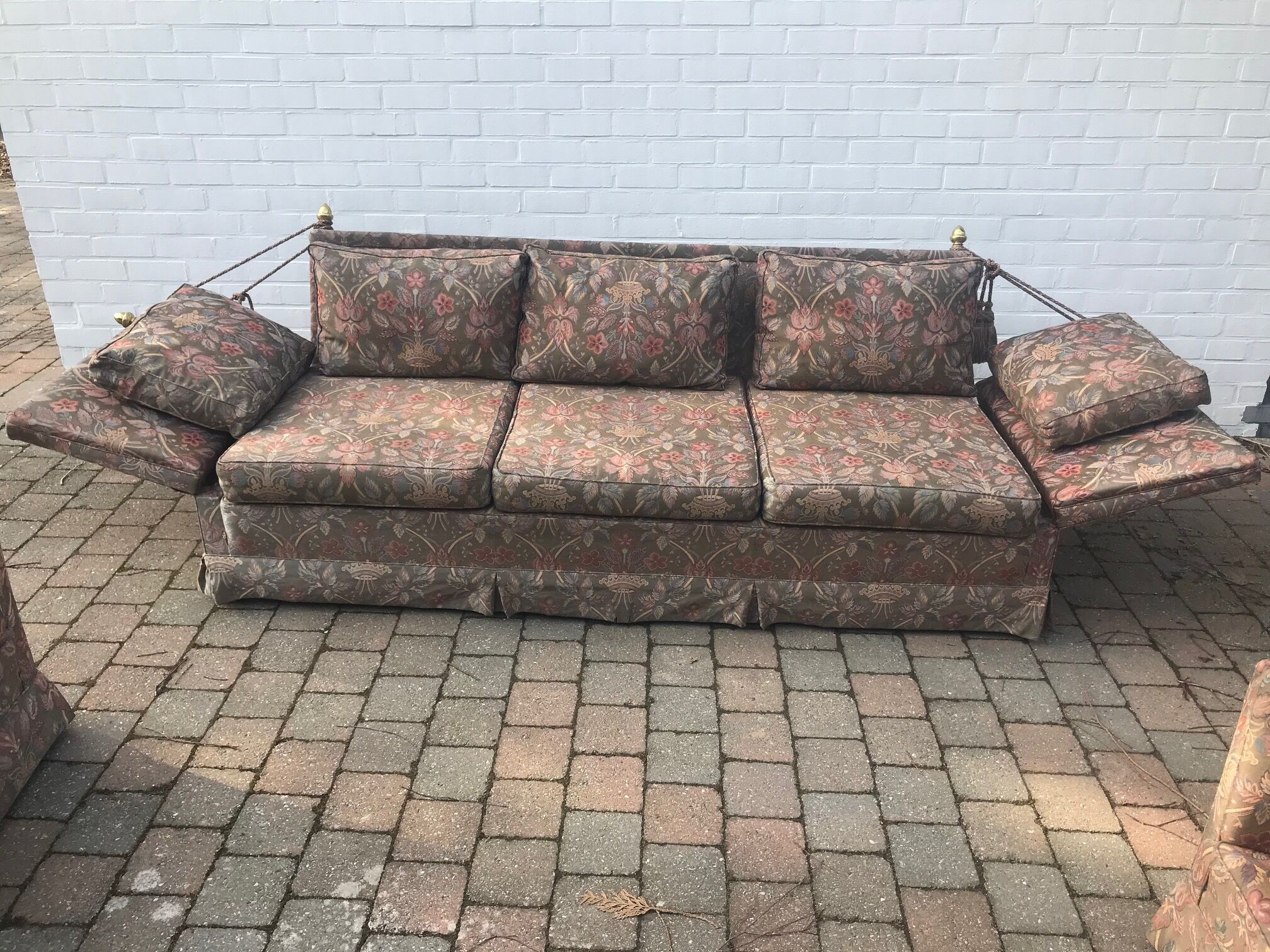 3-seater sofa and 2 armchairs set Maison Jansen 1960