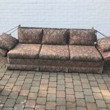 3-seater sofa and 2 armchairs set Maison Jansen 1960